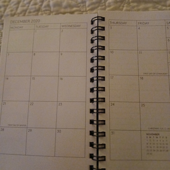 Authentic Coach Black Leather Daily Planner - Picture 8 of 8